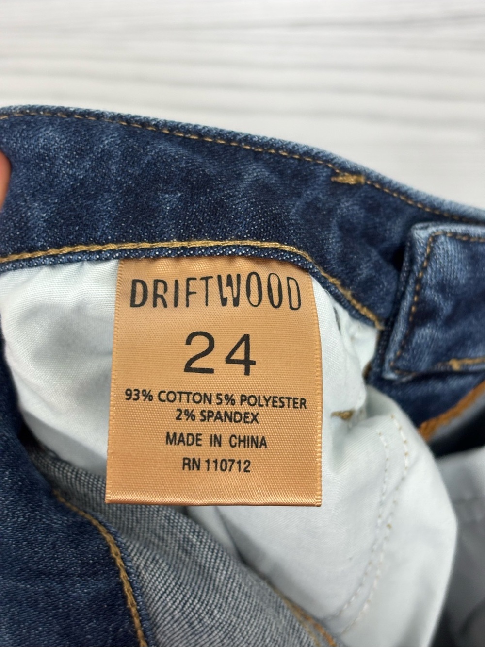 DRIFTWOOD Jackie embroidered high-rise jeans size 24 - Picture 6 of 7